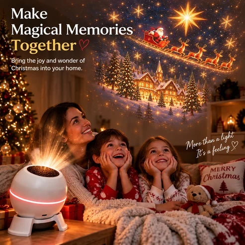 🎄 🎄 Turn Any Room Into a Christmas Wonderland – Holiday Projection Night Light