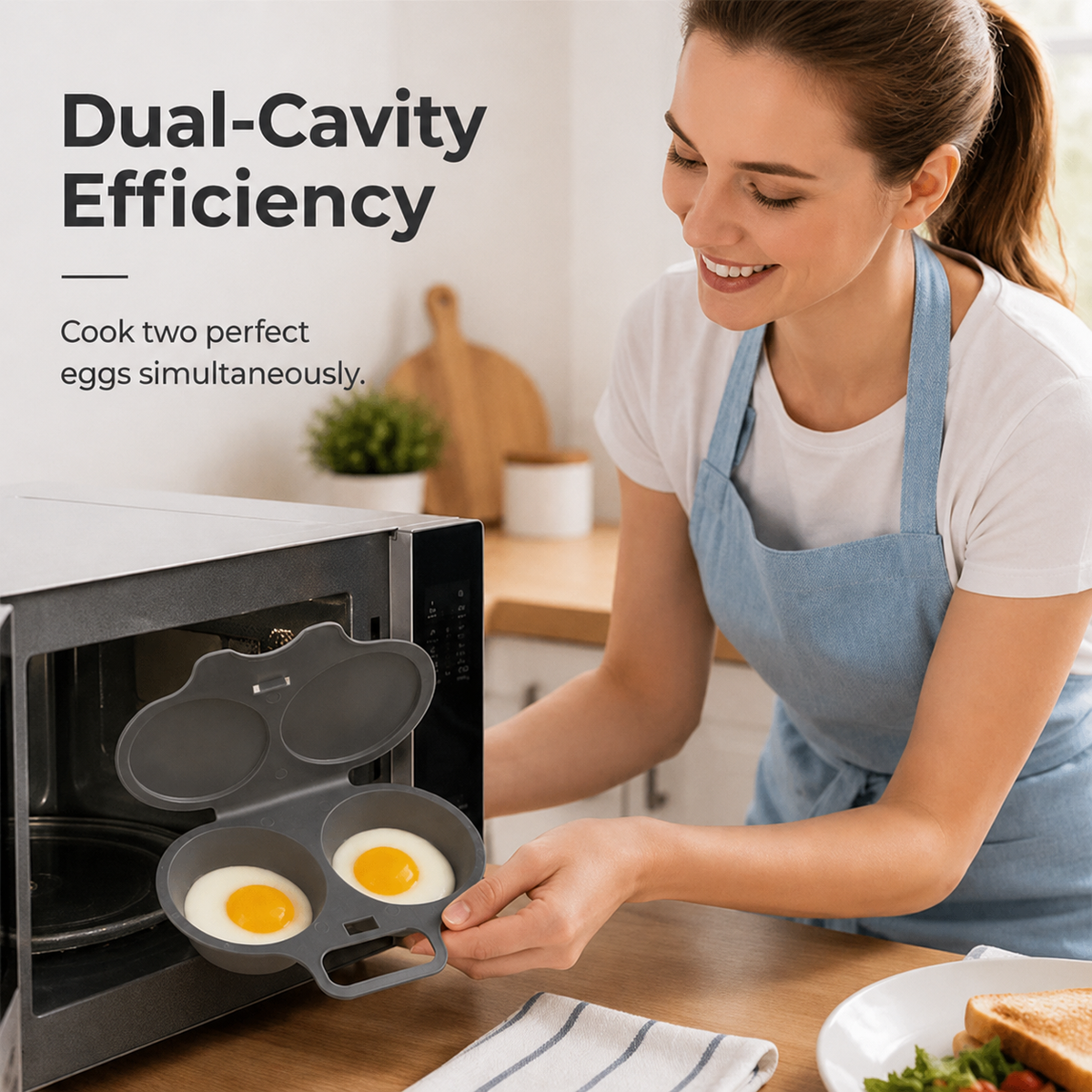 🎁 50% OFF! Microwave Egg Poacher