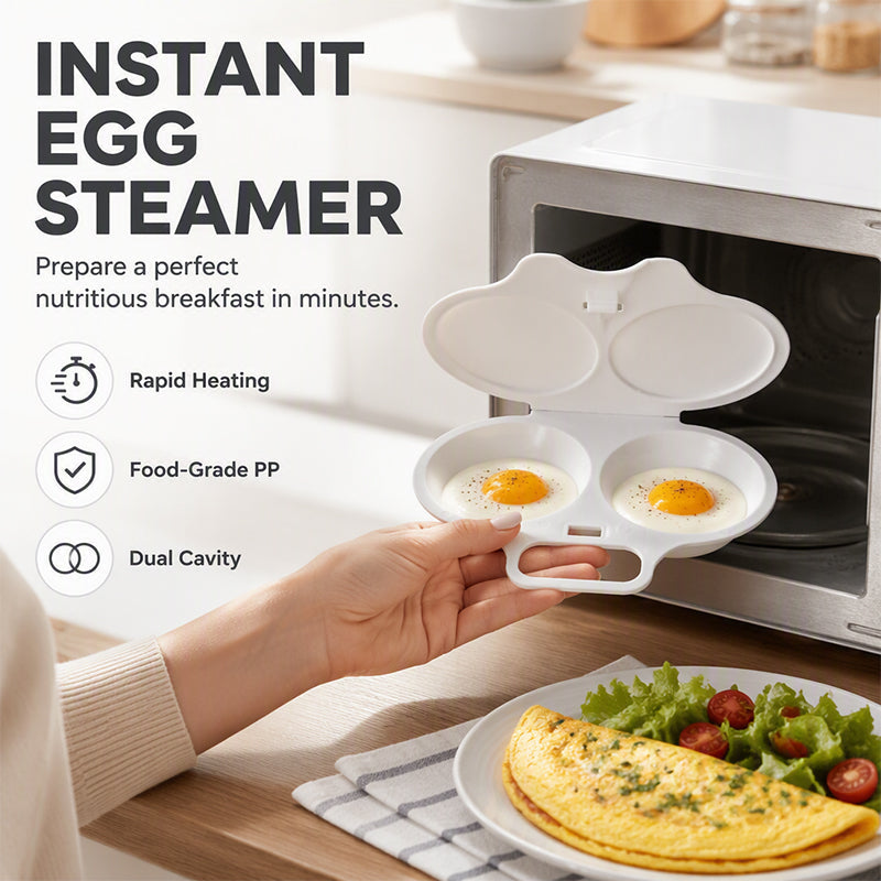 🎁 50% OFF! Microwave Egg Poacher