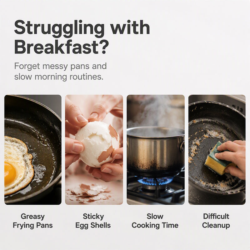 🎁 50% OFF! Microwave Egg Poacher