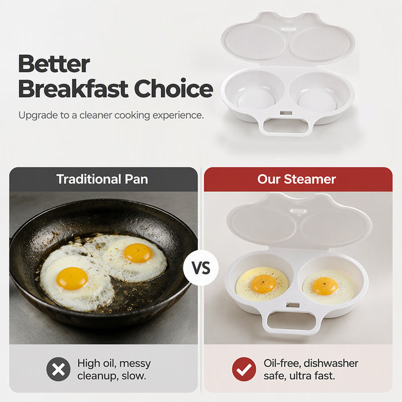 🎁 50% OFF! Microwave Egg Poacher